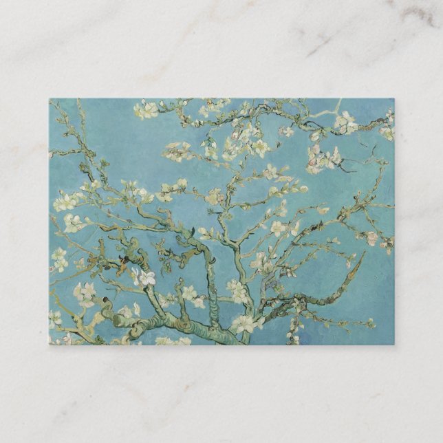 Almond Blossoms Painting by Van Gogh Business Card (Front)