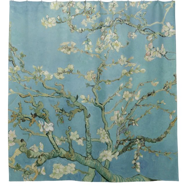 Almond Blossoms Painting by Van Gogh Shower Curtain (Front)