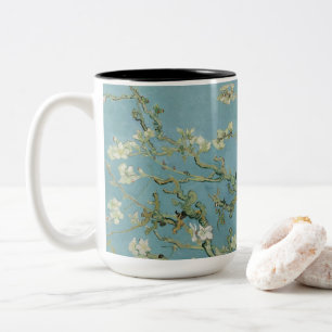 Almond Blossoms Painting by Van Gogh Two-Tone Coffee Mug