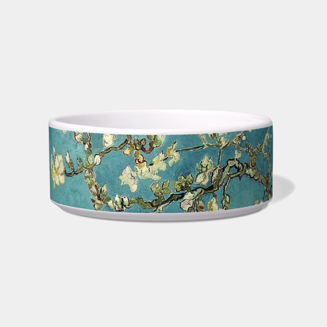 Almond Blossoms Pet Bowl (Front)