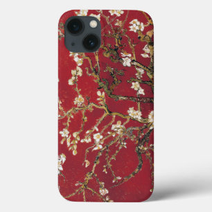 Almond Blossoms Red Vincent van Gogh Art Painting iPhone 13 Case