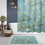 Almond Blossoms | Vincent Van Gogh Bath Mat<br><div class="desc">Almond Blossoms (1890) by Dutch artist Vincent van Gogh (1853-1890). Van Gogh's Almond Blossoms painting showcases delicate white flowers set against a vibrant turquoise sky, symbolising new life and renewal. Inspired by Japanese art, the elegant branches and flowing lines create a sense of serenity and natural beauty. The textured brushstrokes...</div>