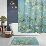 Almond Blossoms | Vincent van Gogh Bath Mat<br><div class="desc">Almond Blossoms (1890) by Dutch artist Vincent van Gogh (1853-1890). Van Gogh's Almond Blossoms painting showcases delicate white flowers set against a vibrant turquoise sky, symbolising new life and renewal. Inspired by Japanese art, the elegant branches and flowing lines create a sense of serenity and natural beauty. The textured brushstrokes...</div>