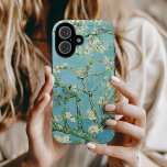 Almond Blossoms | Vincent van Gogh iPhone 16 Case<br><div class="desc">Almond Blossoms (1890) by Dutch artist Vincent van Gogh (1853-1890). Van Gogh's Almond Blossoms painting showcases delicate white flowers set against a vibrant turquoise sky, symbolising new life and renewal. Inspired by Japanese art, the elegant branches and flowing lines create a sense of serenity and natural beauty. The textured brushstrokes...</div>