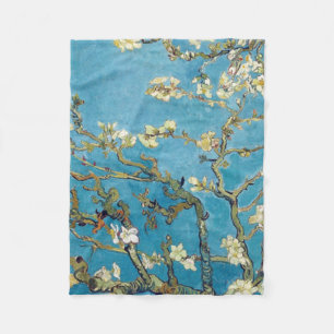 Almond Blossoms Vincent van Gogh Fleece Blanket