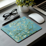 Almond Blossoms | Vincent Van Gogh Mouse Pad<br><div class="desc">Almond Blossoms (1890) by Dutch artist Vincent van Gogh (1853-1890). Van Gogh's Almond Blossoms painting showcases delicate white flowers set against a vibrant turquoise sky, symbolizing new life and renewal. Inspired by Japanese art, the elegant branches and flowing lines create a sense of serenity and natural beauty. The textured brushstrokes...</div>