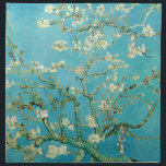 Almond Blossoms | Vincent van Gogh Napkin<br><div class="desc">Almond Blossoms (1890) by Dutch artist Vincent van Gogh (1853-1890). Van Gogh's Almond Blossoms painting showcases delicate white flowers set against a vibrant turquoise sky, symbolising new life and renewal. Inspired by Japanese art, the elegant branches and flowing lines create a sense of serenity and natural beauty. The textured brushstrokes...</div>