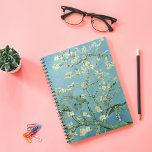 Almond Blossoms | Vincent van Gogh Notebook<br><div class="desc">Almond Blossoms (1890) by Dutch artist Vincent van Gogh (1853-1890). Van Gogh's Almond Blossoms painting showcases delicate white flowers set against a vibrant turquoise sky, symbolising new life and renewal. Inspired by Japanese art, the elegant branches and flowing lines create a sense of serenity and natural beauty. The textured brushstrokes...</div>