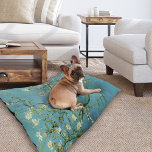 Almond Blossoms | Vincent van Gogh Pet Bed<br><div class="desc">Almond Blossoms (1890) by Dutch artist Vincent van Gogh (1853-1890). Van Gogh's Almond Blossoms painting showcases delicate white flowers set against a vibrant turquoise sky, symbolising new life and renewal. Inspired by Japanese art, the elegant branches and flowing lines create a sense of serenity and natural beauty. The textured brushstrokes...</div>