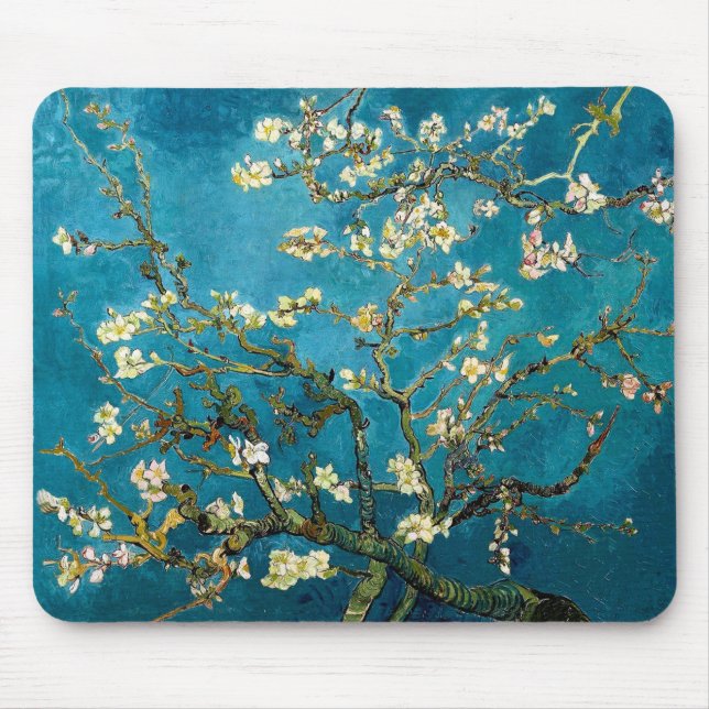 Almond Branches in Bloom Mousepad (Front)