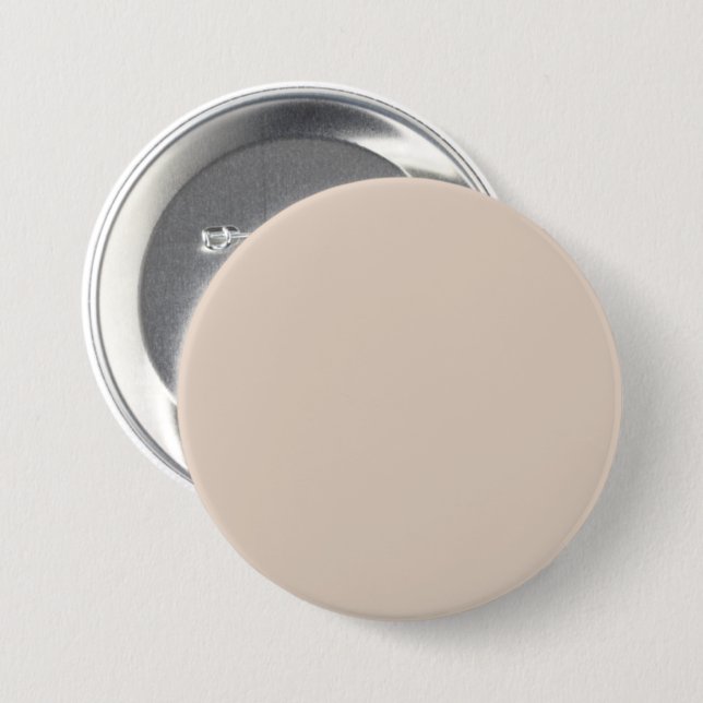 Almond E3D2C3 Colour - Option to Add Name 7.5 Cm Round Badge (Front & Back)
