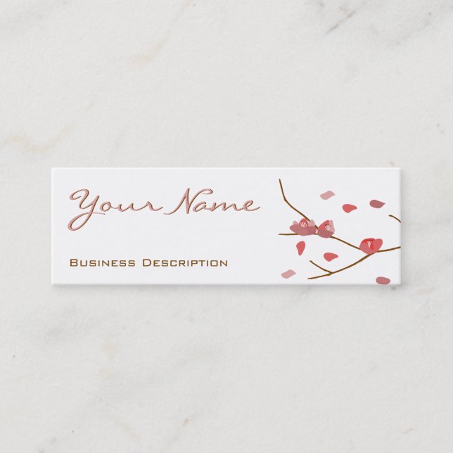 Almond flowers Business Card (Front)