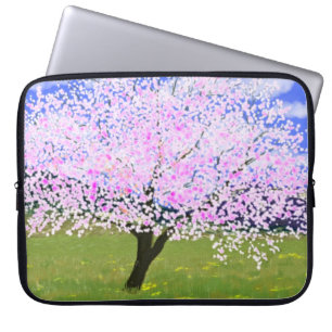 Almond in Bloom Laptop Sleeve