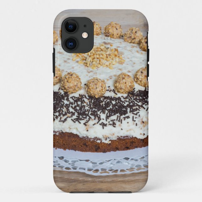 Almond nut cake on rus Case-Mate iPhone case (Back)
