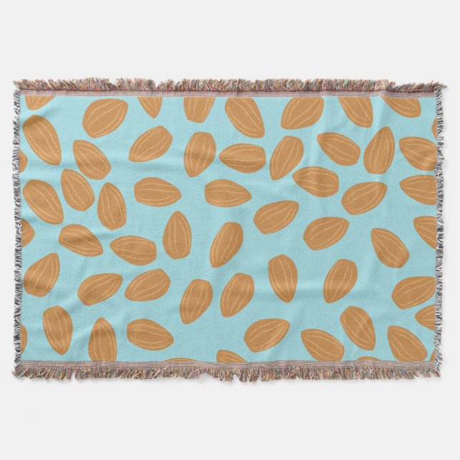 Almond Pattern Throw Blanket (Front)