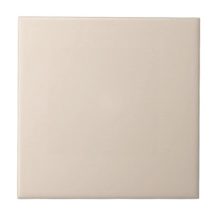 Almond solid colour ceramic tile