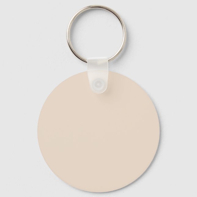 Almond (solid colour) key ring (Front)