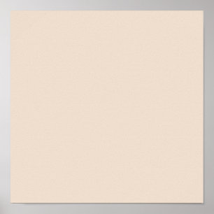 Almond (solid colour) poster