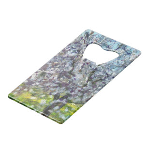 Almond Tree Blossom Dotted Art Style Painting