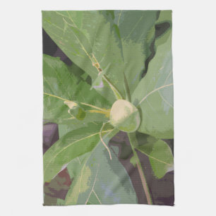 Almond Tree Closeup Tea Towel