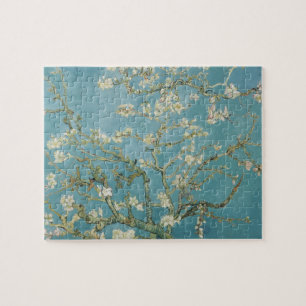 Almond tree in blossom by Vincent Van Gogh Jigsaw Puzzle