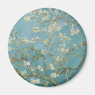 Almond tree in blossom by Vincent Van Gogh Magnet