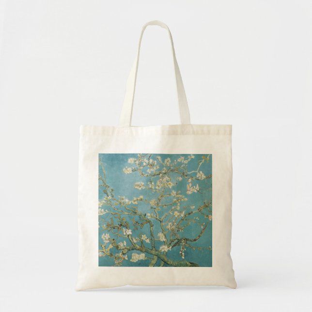 Almond tree in blossom by Vincent Van Gogh Tote Bag (Front)