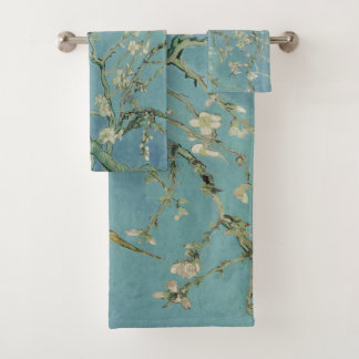 Almond tree in blossom Vincent Van Gogh Bath Towel Set