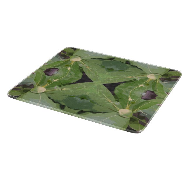 Almond Tree Pattern Cutting Board (Corner)