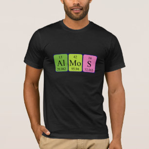 Álmos periodic table name shirt