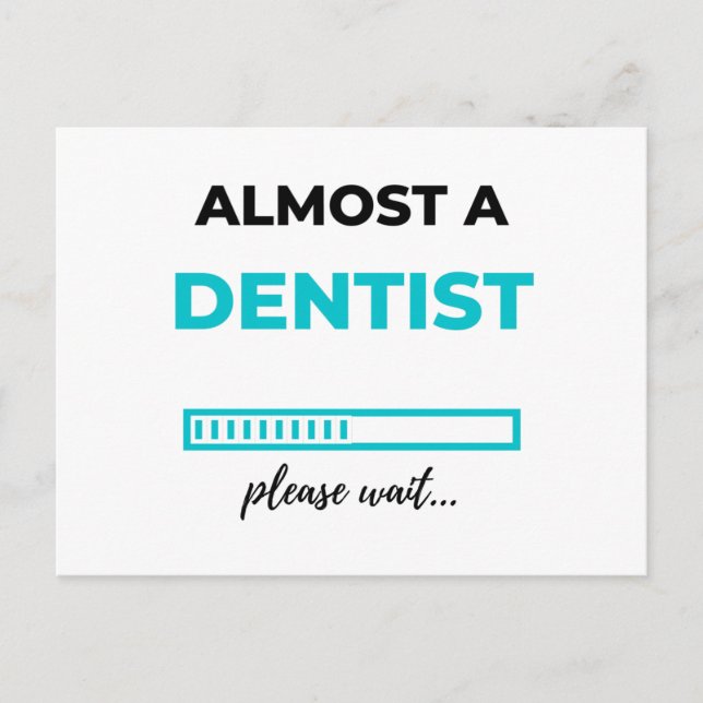 Almost A Dentist 2 Holiday Postcard (Front)
