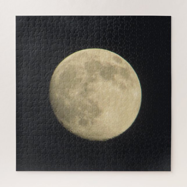 Almost a Full Moon Photo Jigsaw Puzzle (Vertical)