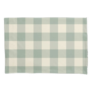 Almost Awake Gingham - Along the River plaid. Pillowcase