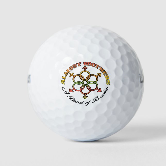 Almost Brothers Golf Balls (Front)