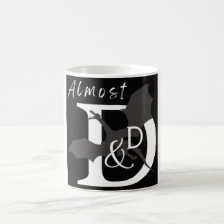 Almost D&D Mug (black background)