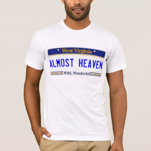 ALMOST HEAVEN WEST VIRGINIA LICENSE PLATE T-Shirt
