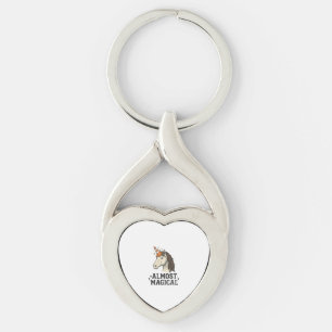 Almost Magical Unicorn Cone Vintage Graphic T-Shir Key Ring