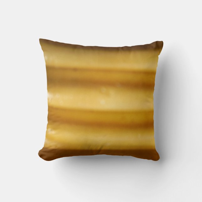 almost solid yellow strip pot pillow (Front)