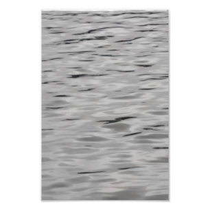 Almost Still Minimal Abstract Water Photo Print