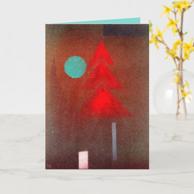 Almost Submerged, Kandinsky   Card (Yellow Flower)