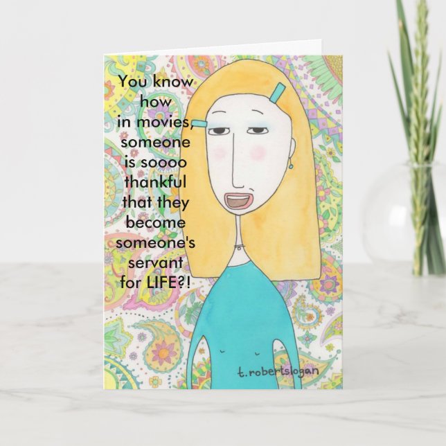 Almost That Thankful Thank You Card (Front)