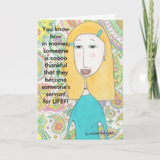 Almost That Thankful Thank You Card