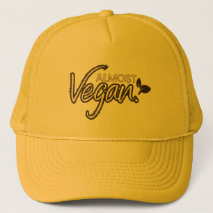 Almost Vegan Long Sleeve Trucker Hat