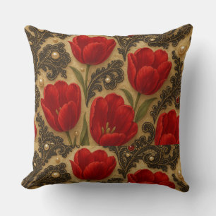 ALMOTED Tulips and DESIGN Rent Cushion