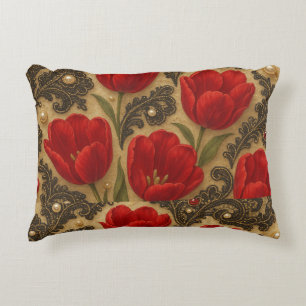 ALMOTED Tulips and DESIGN Rent Decorative Cushion