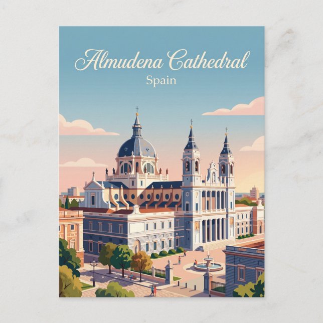 Almudena Cathedral Spain Postcard (Front)