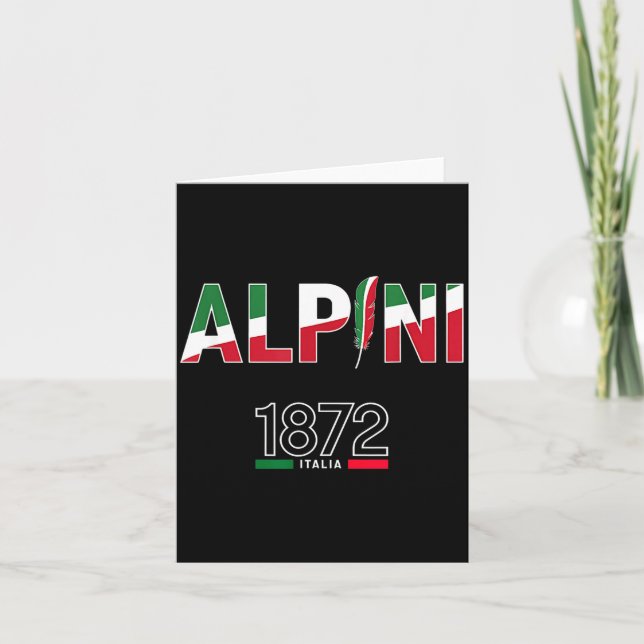 Alni Alni Pride Italiano Alne Hat  Card (Front)