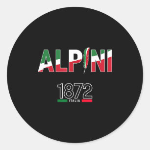 Alni Alni Pride Italiano Alne Hat  Classic Round Sticker