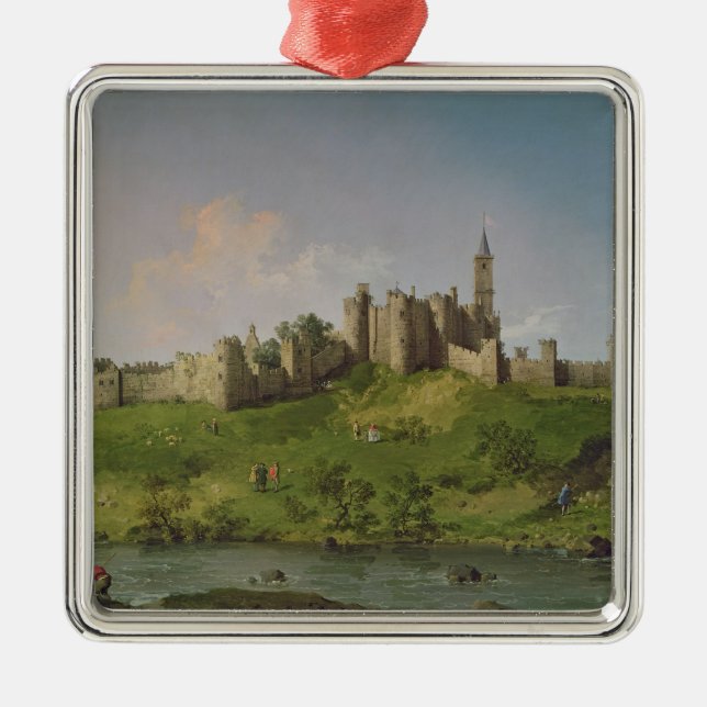 Alnwick Castle Metal Tree Decoration (Front)