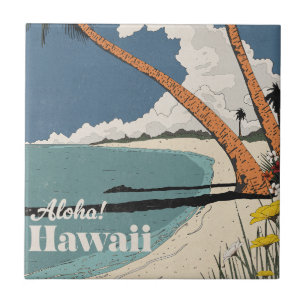 Aloah! Hawaii Ceramic Tile
